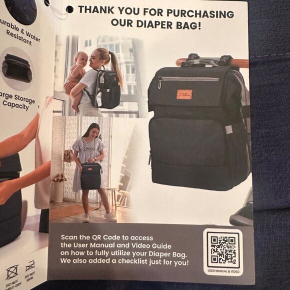 PILLANI BABY DIAPER BAG BLUE NEW BACKPACK - Picture 5 of 14